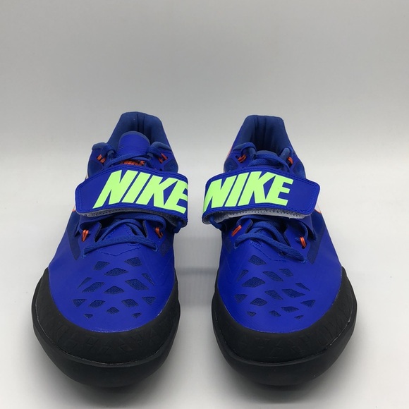 New Men’s Nike Zoom SD 4 White/Blue Track Throwing Shoe 685135-400 NWOB - Picture 3 of 5